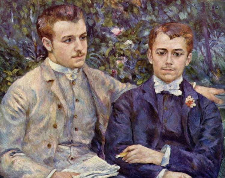 Pierre-Auguste Renoir Portrat des Charles und Georges Durand-Ruel Norge oil painting art